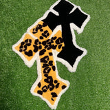 Cheetah Print Double Cross | Rug #003